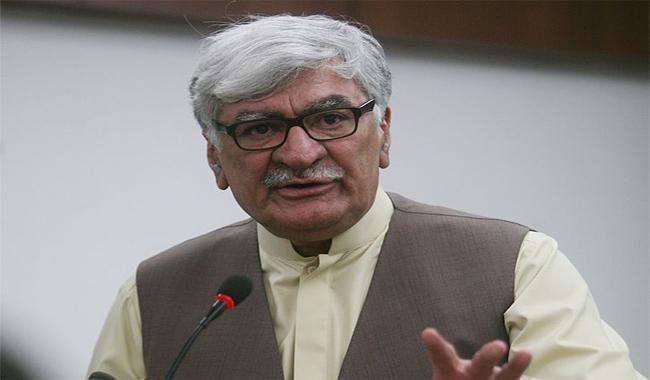 Asfandyar calls for blanket action against militant outfits