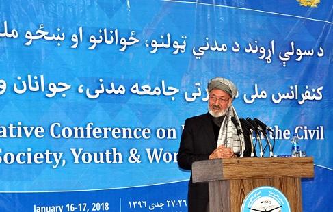 کریم خلیلی رییس شورای عالی صلح،کابل