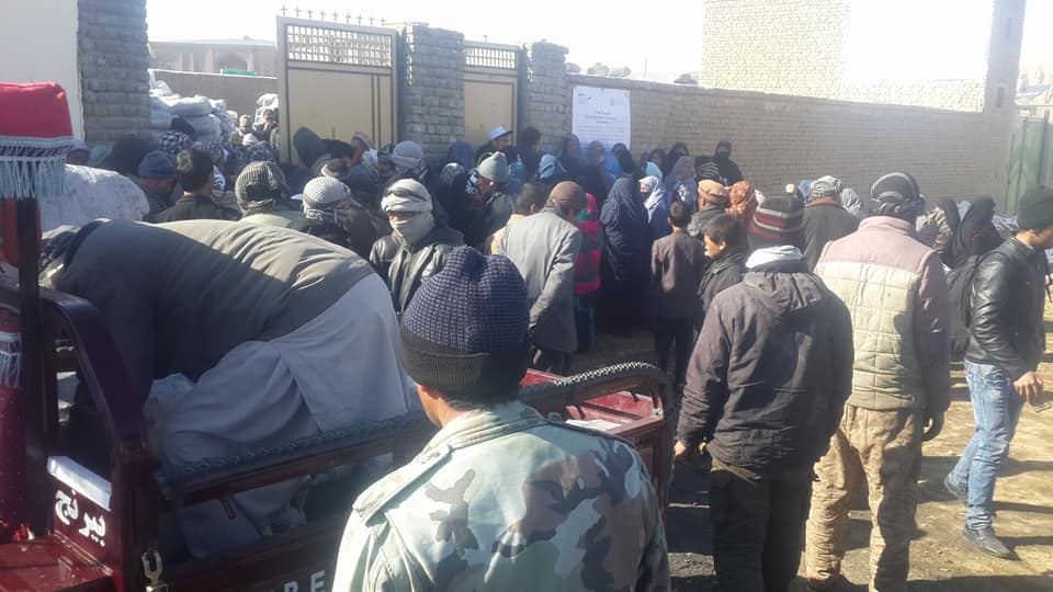 200 poor families distributed coal in Bamyan