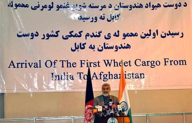 Arrival of first wheat cargo from India via Chabahar