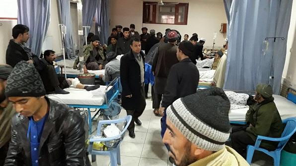اصابت يک هاوان در فارياب پنج کشته و ٤٥ مجروح برجاگذاشت