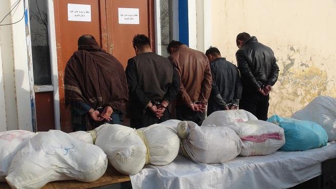 271kg of heroin seized, 5 suspects held in Jawzjan