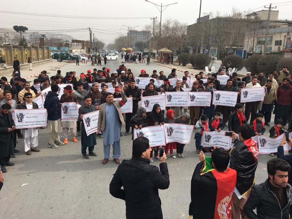 Kabul rally backs Pashtons justice movement in Pakistan