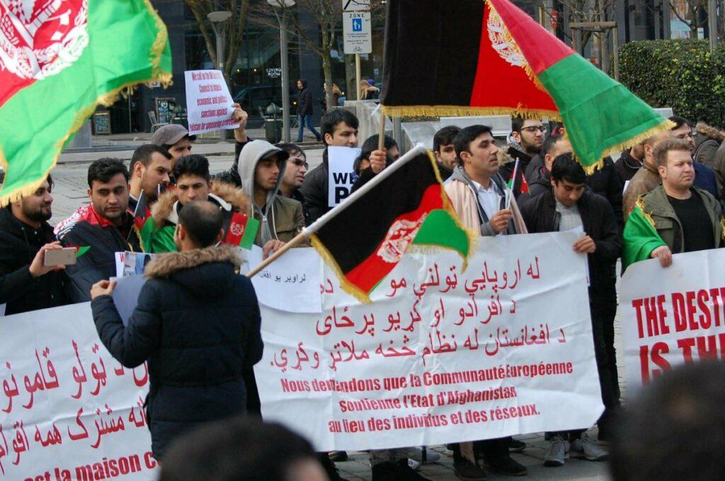 Afghans stage rally in Brussels against Pakistan