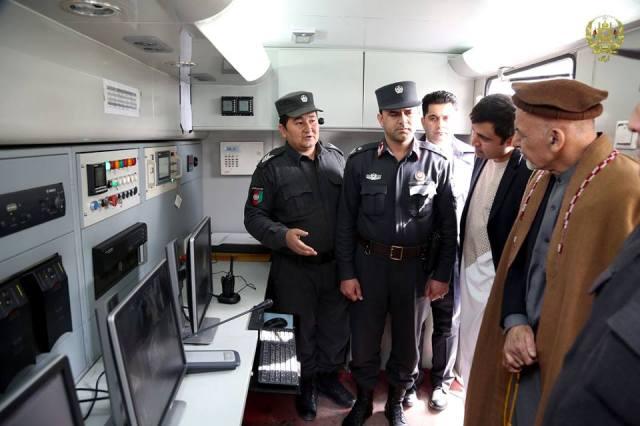 رئیس جمهور غنی از دروازۀ شرقی کابل دیدن کرد