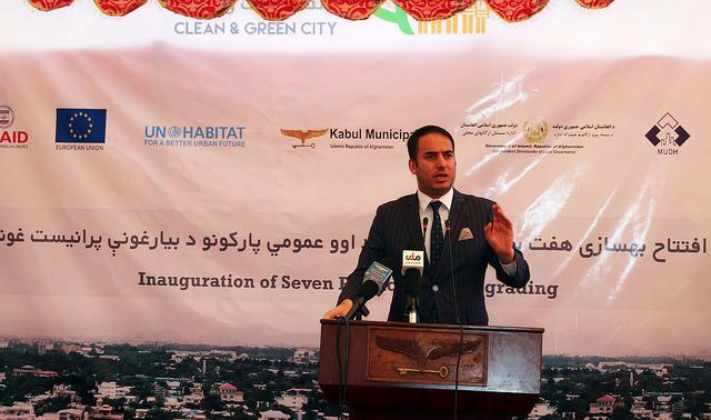 Parks and gardens upgrading ceremony, Kabul