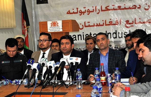 Afghanistan Industries Union press conference, kabul