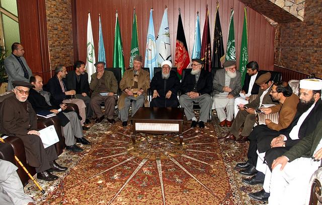 Sibghatullah Mujaddedi Press Conference, Kabul