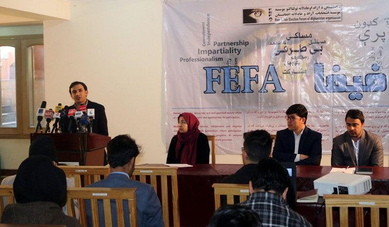 FEFA Press Conference, Kabul