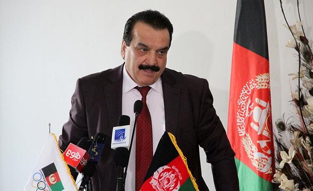NOC chairman press conference, Kabul