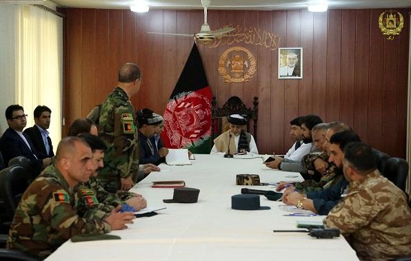 Ghani orders strategy to defeat enemy in Khost