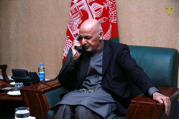 Ghani, Imran Khan talk Afghan peace on phone