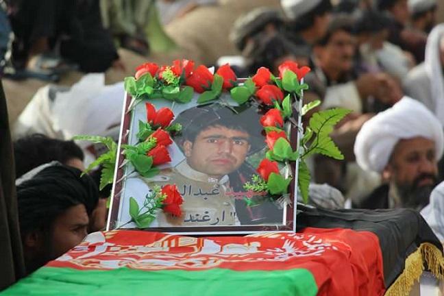 خانوادۀ خبرنگار: عبدالمنان ارغند از سوى طالبان مسلح کشته شده است