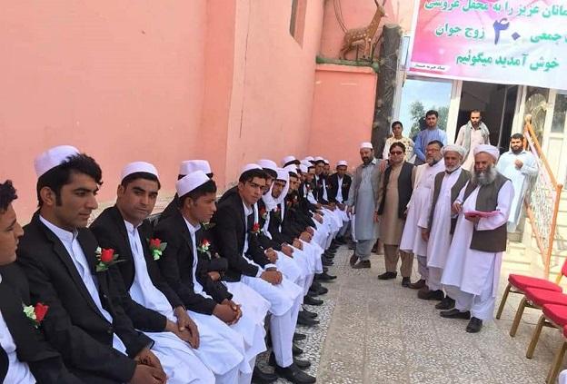 40 couples tie the knot at Nimroz mass marriage