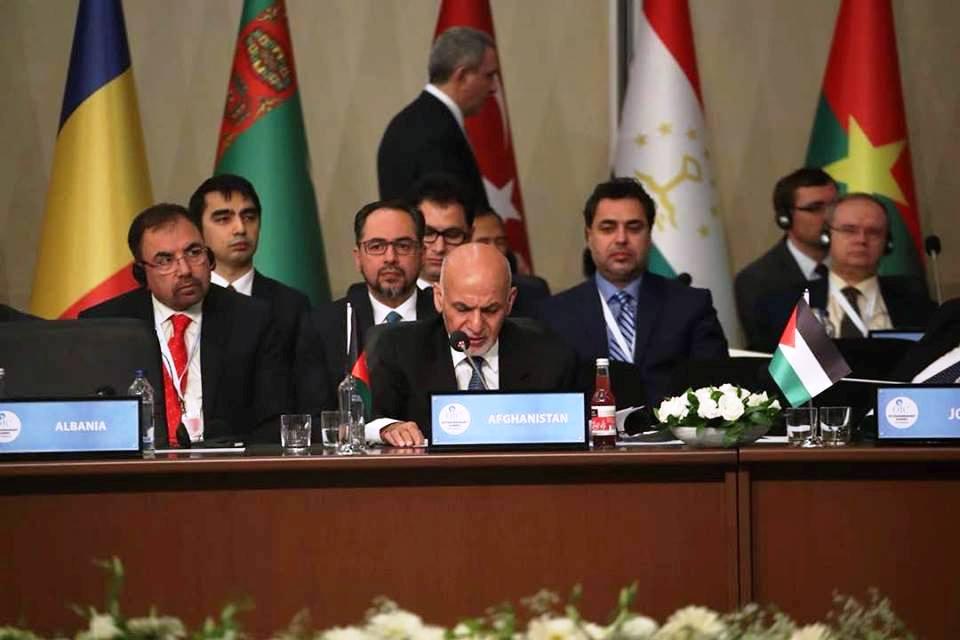 Ghani calls for negotiated settlement of Palestine