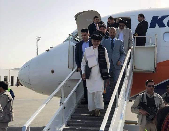 President in Mazar-i-Sharif to inaugurate power project