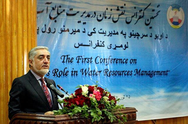 Dr. Abdullah speaks on women role, Kabul