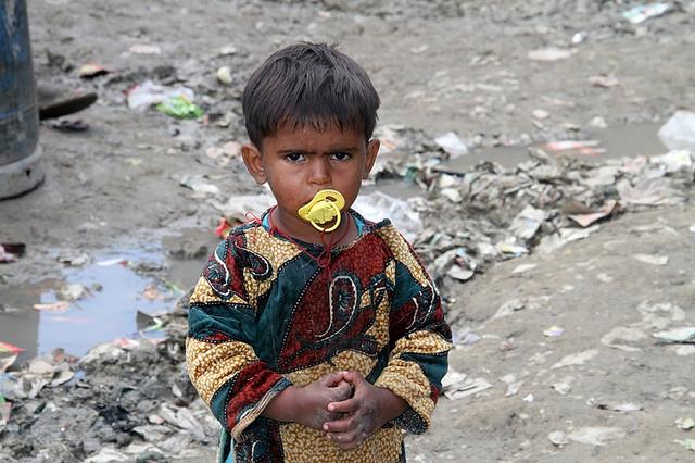 Displaced family’s child, Kabul