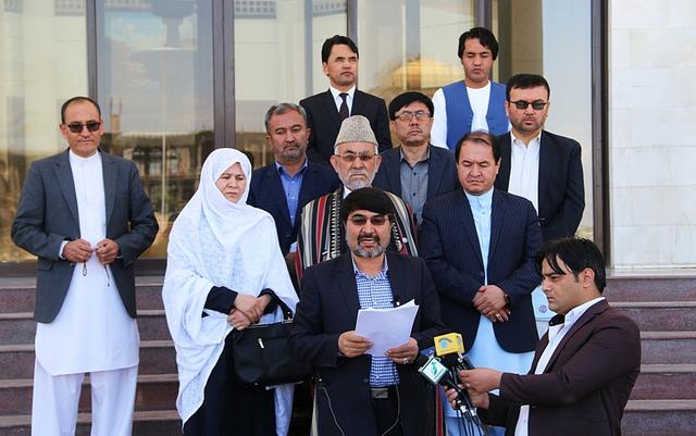Ghazni MPs during press conference