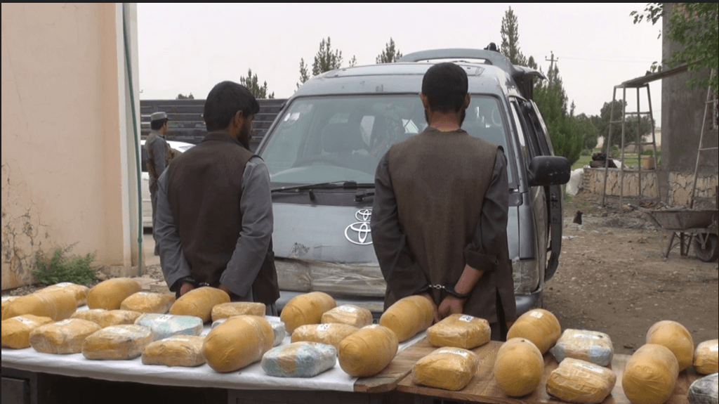 Jawzjan police seize 88kg of opium from vehicle