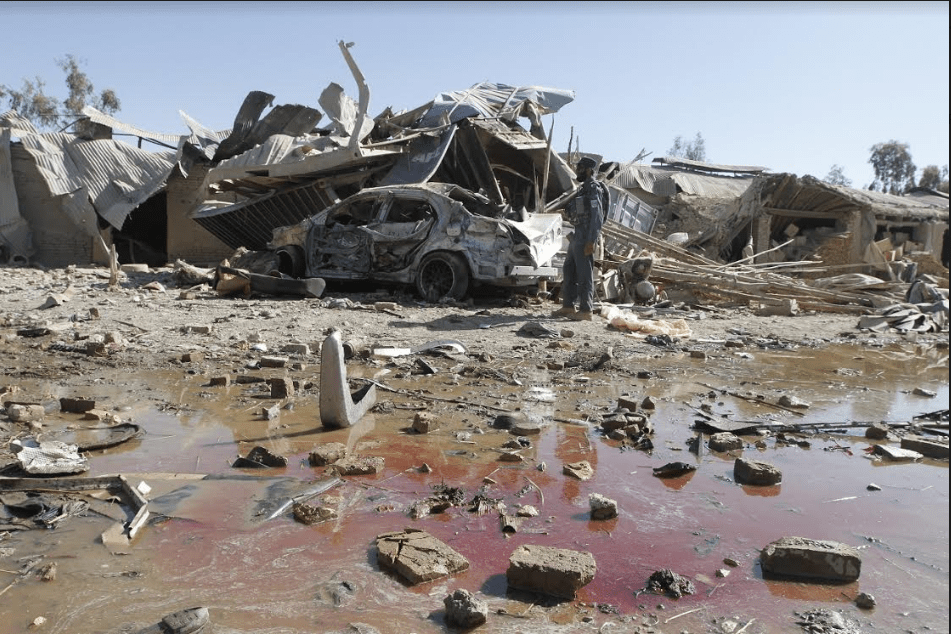 انفجار موتربم در شهرکندهار ١٦ کشته و ٣٧ زخمى برجا گذاشت