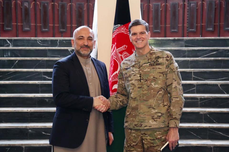 Atmar, Votel talk ongoing Afghan fighting season