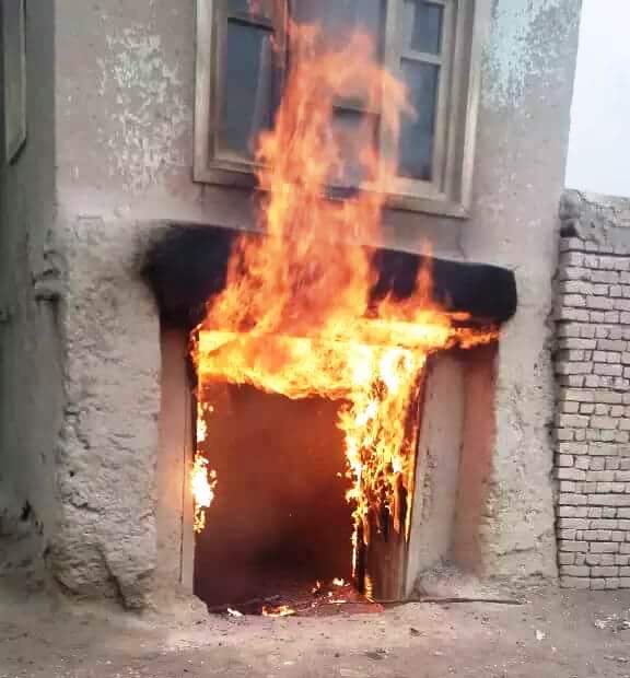 آتش کشيدن منزل مسکونی٫ فارياب
