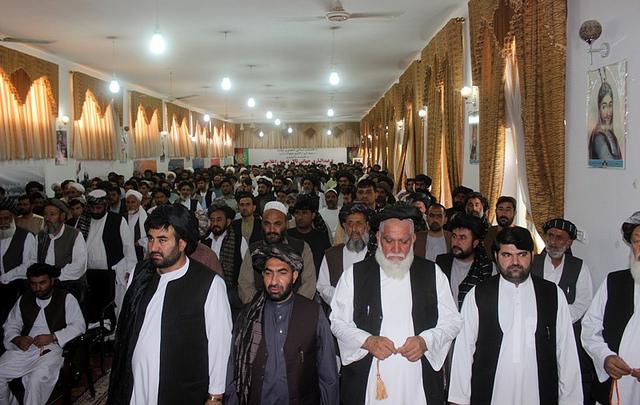 Large gathering for peace, Helmand
