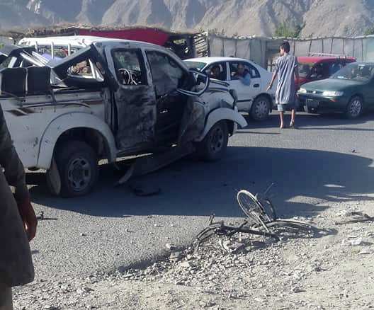 Blast hits Khost candidate’s campaign vehicle, 4 injured
