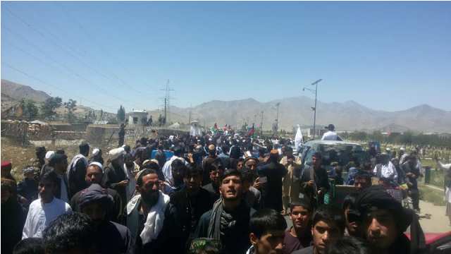 Helmand peace activists reach Maidan Shahr in 35 days