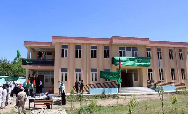New constructed school, Kapisa