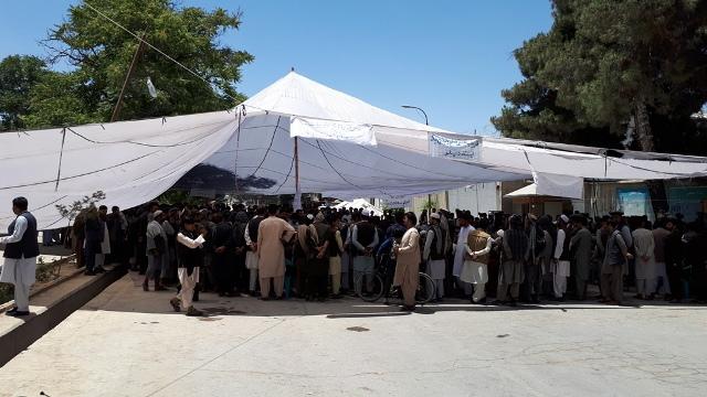 اعتراض باشندگان ولایت فاریاب وارد دومین روز شد