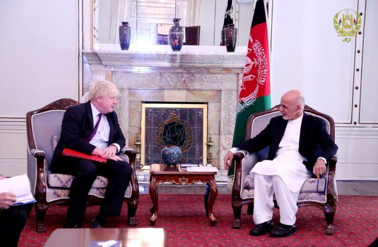 Johnson meets Afghan leaders on security, counter terror