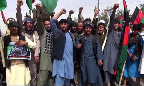 Junbish-i-Islami party supporters ask govt release Qaisari