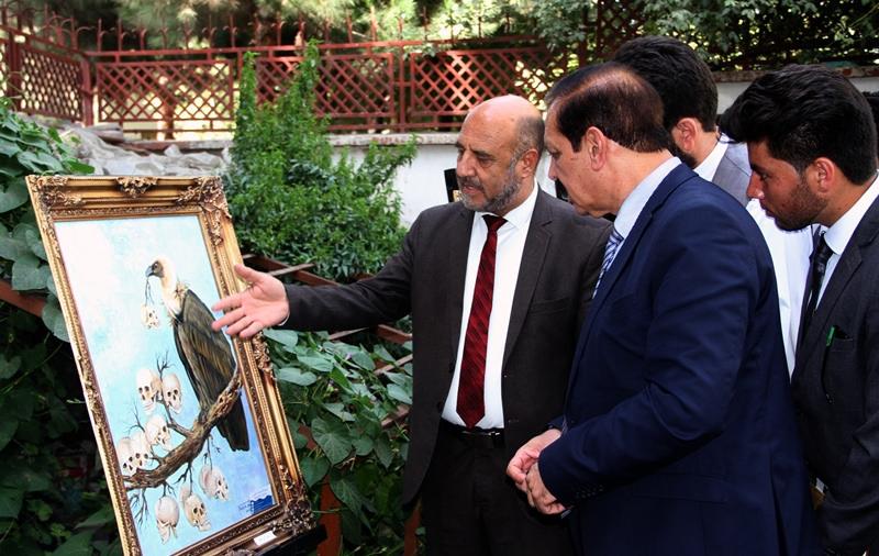 Painting exhibition in Kabul