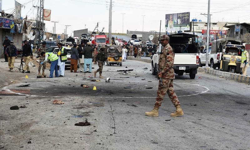 28 dead in suicide attack near Quetta polling station