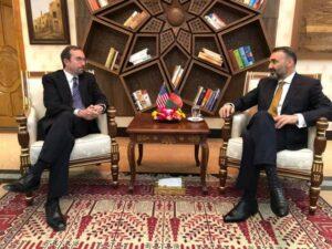 US envoy, Noor meet, discuss polls, north security