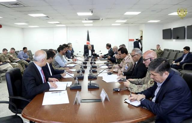 President Ghani chairs high-level security meeting