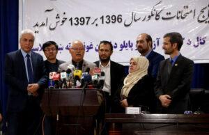 Girl from Kabul tops as university entry test results out
