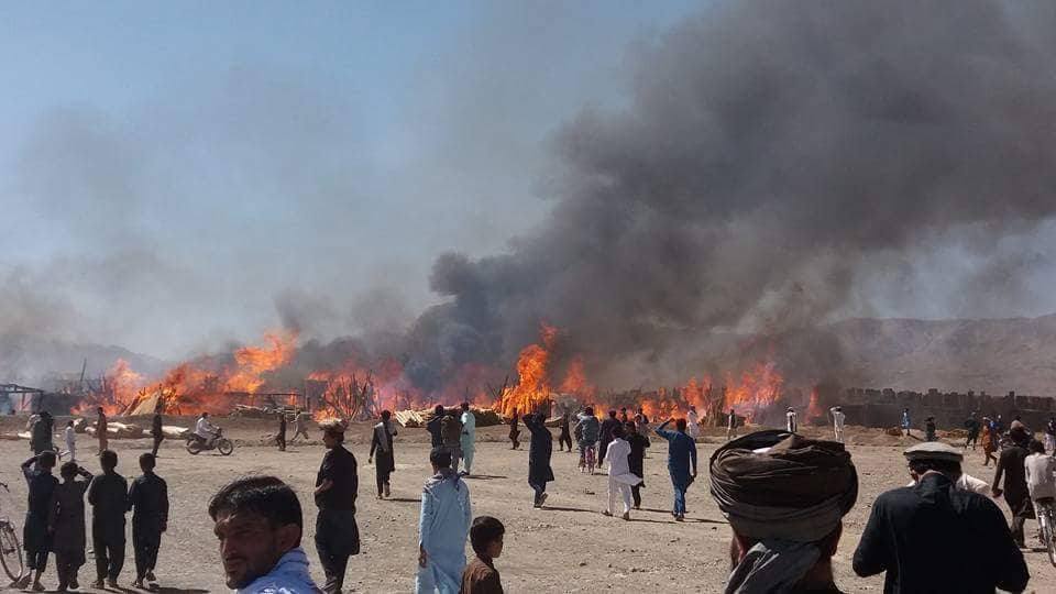 په ګردېز ښار کې اور لګېدنې خلکو ته مالي زيان واړاوه