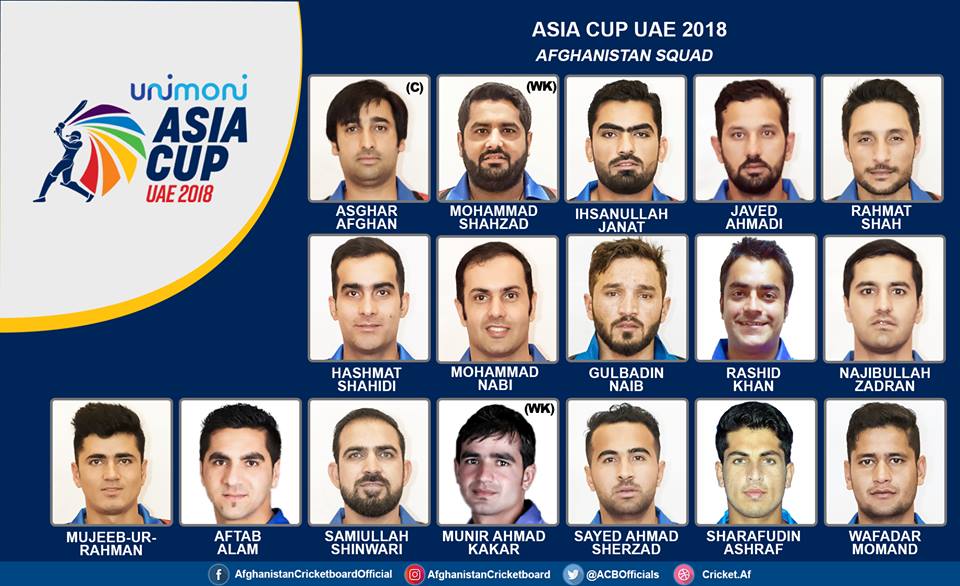 Ashraf stages comeback as Afghanistan unveils squad for Asia Cup