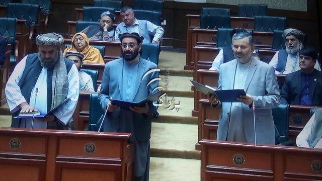 Aminzai, Baheer & Azimi sworn in as new senators