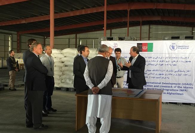 امریکا حدود ٤٤ میلیون دالر جهت تقویت برنامه (WFP) در افغانستان کمک کرد
