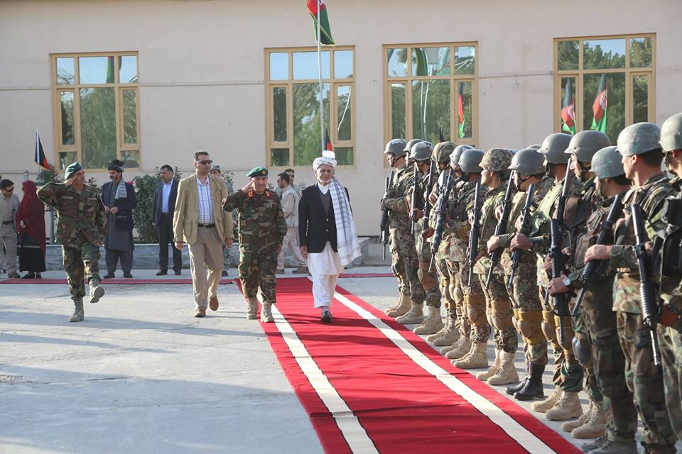 Ghani in Ghazni to evaluate security environment