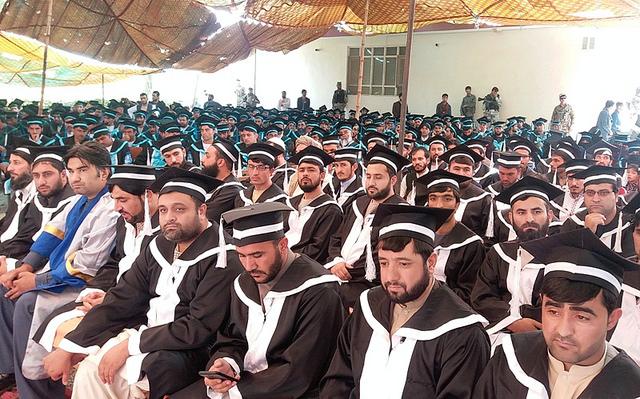 Graduation ceremony in Helmand