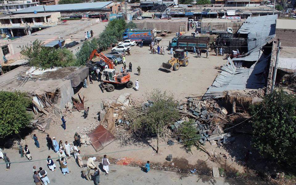 Grabbed land of Jalalabad municipality being retrieved