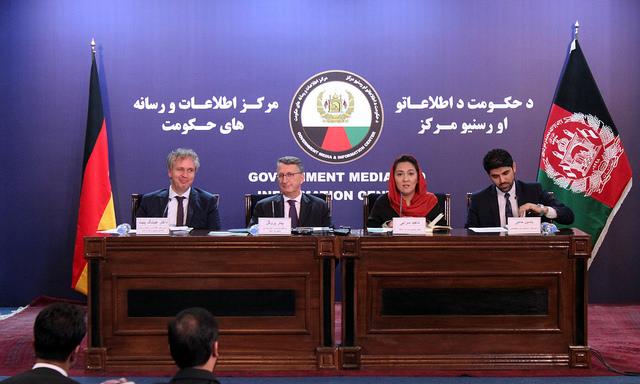 Afghan, German officials joint meeting