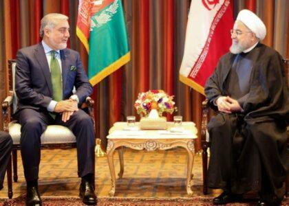 عبدالله در ديدار با روحانى: در همکاری بایکدیگر به دهشت‌افگنی در منطقه پایان دهیم