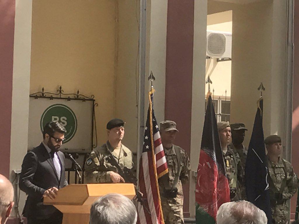 Mohib welcomes incoming US commander