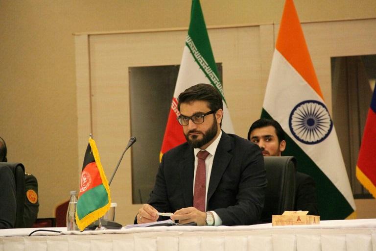 Mohib meets Russian, Indian counterparts in Iran